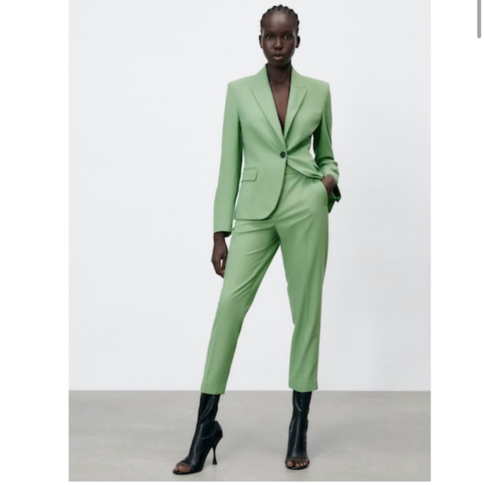 Green Zara Ankle Pant